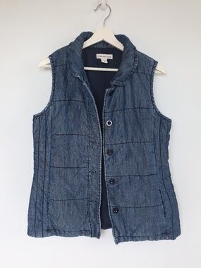 Coldwater Creek Quilted Tencel Vest Size Small / 8